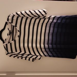 Lane Bryant tshirt striped 18/20